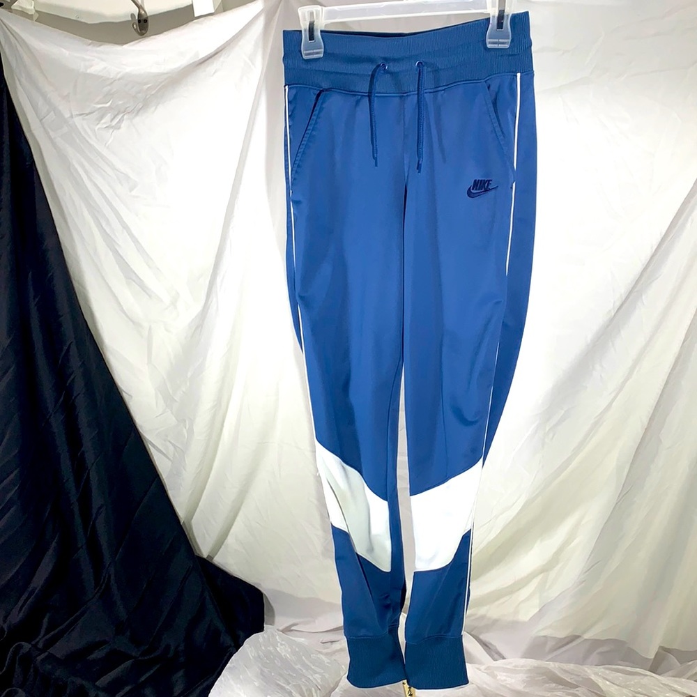 Nike Track Sweatpants Blue/White Size XS